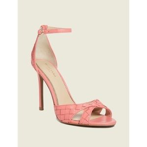 Abieli Woven Leather Stiletto Sandal
